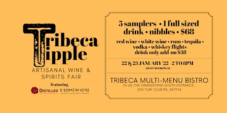 Tribeca Tipple - Artisanal Wine & Spirits Fair tickets