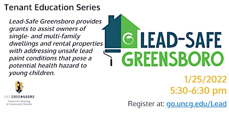 Get the Lead Out! GSO Lead Safe Housing Program tickets