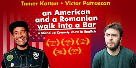an American and a Romanian walk into a bar • Stand up comedy in English bilhetes