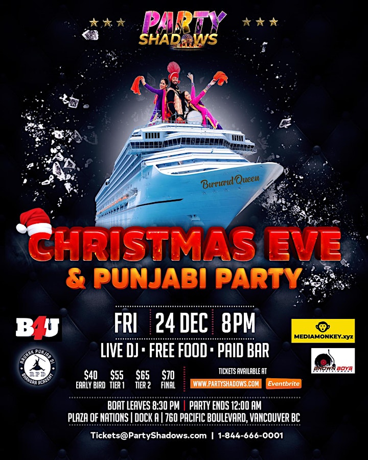Christmas Eve Punjabi Boat Party | Party Shadows image