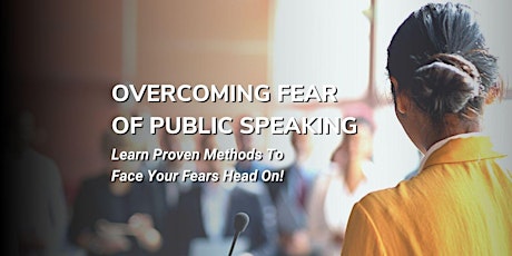 Fear of Public Speaking - Live Online Class tickets