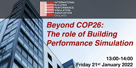 Beyond COP26: The role of BPS towards climate resilient building design tickets