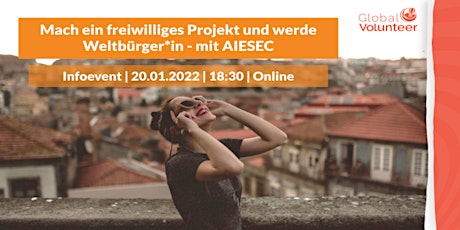 Mach ein freiwilliges Projekt und werde Weltbürger*in - mit AIESEC Tickets