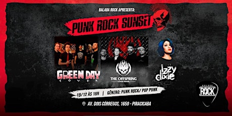 Imagem principal do evento Punk Rock Sunset com Green Day Cover, Offspring Cover e Izzy Dixie