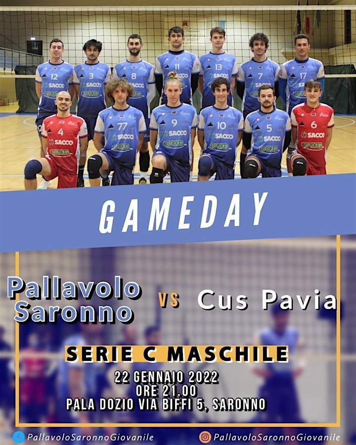Immagine Serie C Maschile - PALLAVOLO SARONNO vs CUS PAVIA - ELETTROMAS