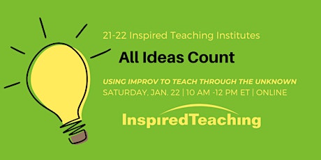 January Inspired Teaching Institute (ONLINE) tickets
