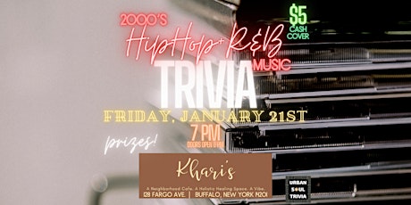 2000s Hip Hop and R&B Trivia at Khari's Cafe tickets