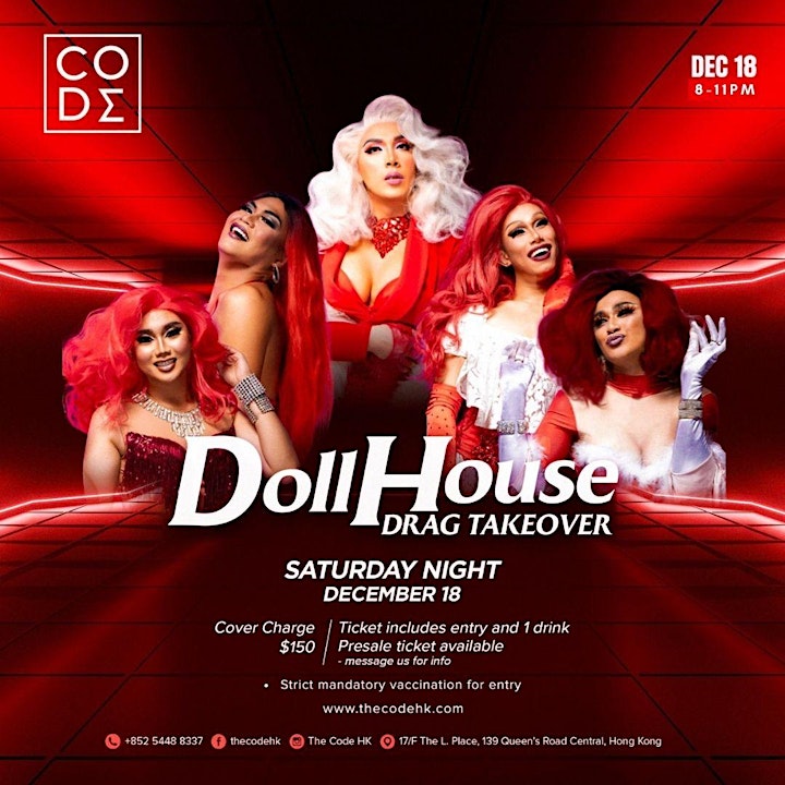 
		THE DOLLHOUSE DRAG TAKEOVER - THE CODE image
