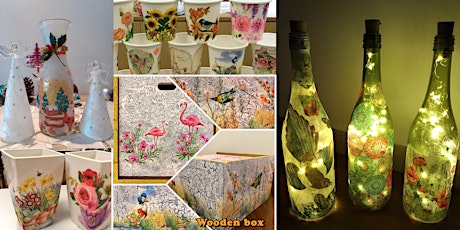 Decoupage Art Course @ Tampines - 4 sessions TP20220122DAC tickets