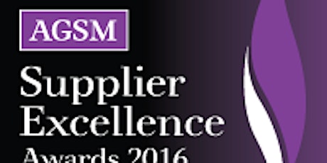 AGSM Supplier Excellence Awards 2016 primary image