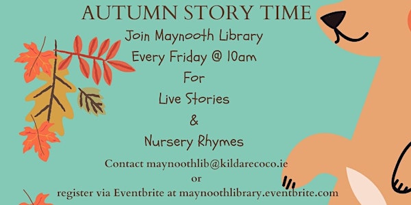 Live Story Time & Sing Along Nursery Rhymes Friday January 28th