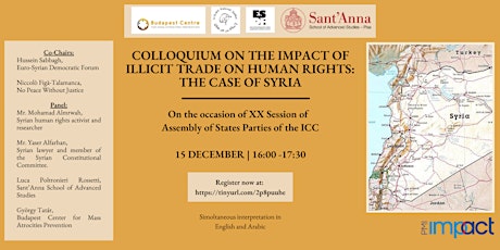 Colloquium on the impact of illicit trade on Human Rights The case of Syria