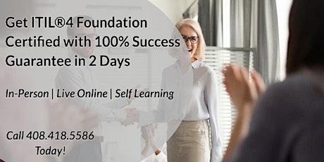 ITIL®4 Foundation 2 Days Certification Training in Orange County tickets