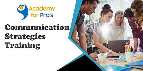 Communication Strategies 1 Day Training in Anchorage, AK