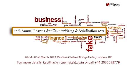 10th Annual Pharma AntiCounterfeiting & Serialisation 2022 tickets