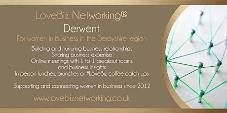 Derwent #LoveBiz Networking® Online Meeting tickets