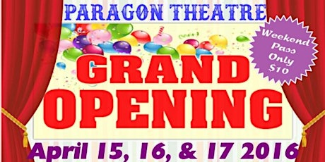 The Paragon Theatre Grand Opening (& Spy Camp Confidential!) primary image