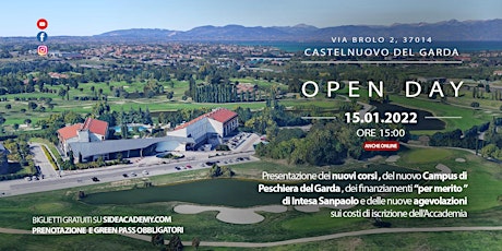 Openday Side Academy | 15 GENNAIO 2022| ore 15:00