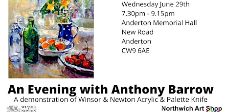 Demonstration of painting still life using Winsor & Newton Galeria Acrylic tickets