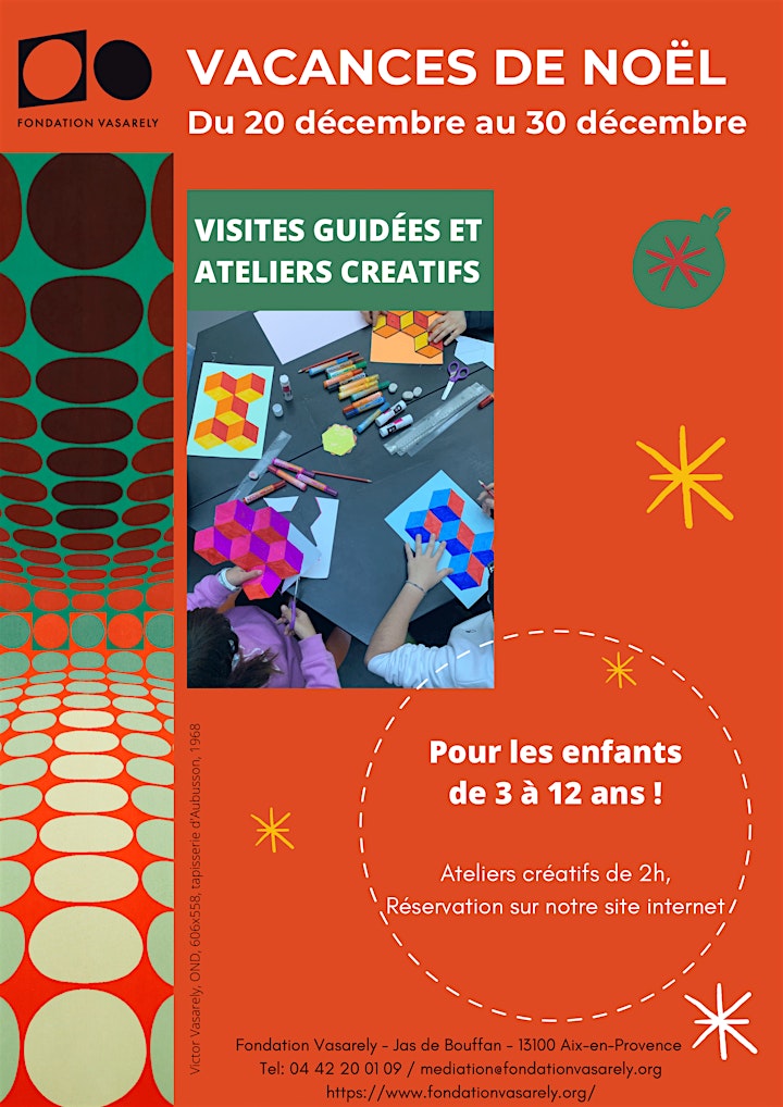 Ateliers créatifs - 6/12 ans - Vacances de Noël reservations image