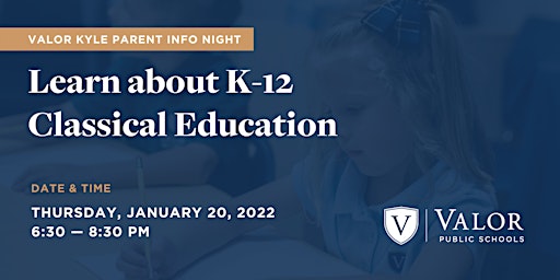 Parent Information Night for Valor Kyle primary image