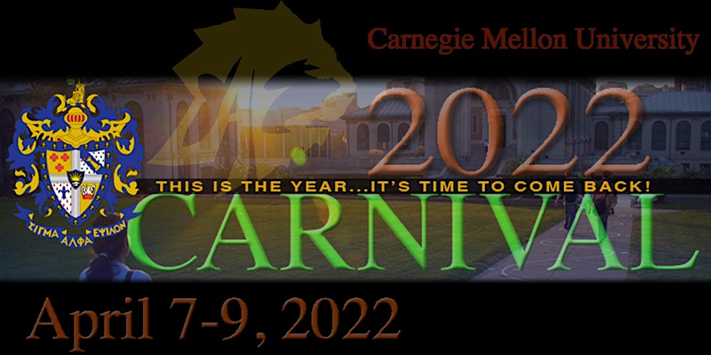 Cmu Calendar 2022 Sae Cmu Spring Carnival 2022 Tickets, Thu, Apr 7, 2022 At 7:00 Pm |  Eventbrite