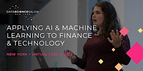DSS Hybrid New York: AI & ML in Finance & Technology tickets