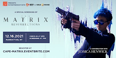 CAPE Presents: A Special Screening of THE MATRIX: RESURRECTIONS  primärbild