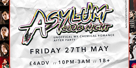 Asylum Clubnight - My Chemical Romance after party! tickets