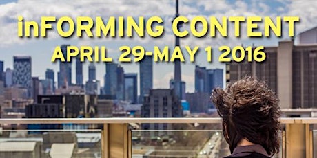 inFORMING CONTENT 2016 - DAY 3: Performances by Participants primary image