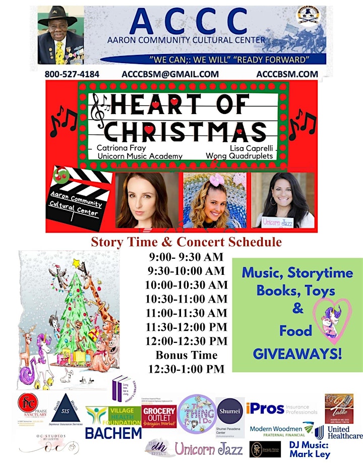 Heart of Christmas Food, Toy and Book Donation Drive image