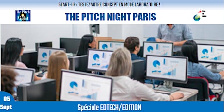 Pitch Night Paris spécial "EDTECH/EDITION" tickets
