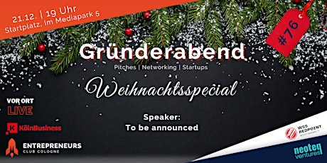 Gründerabend #76 - Weihnachts-Special