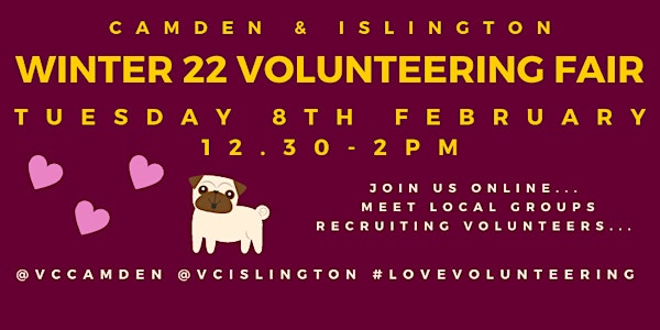 Camden and Islington February 2022 Volunteering Fair