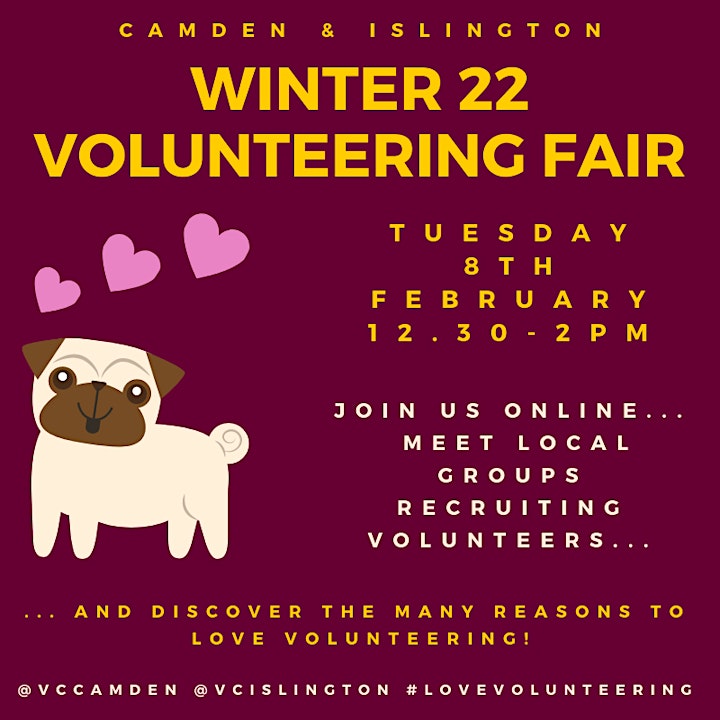 Camden and Islington February 2022 Volunteering Fair image