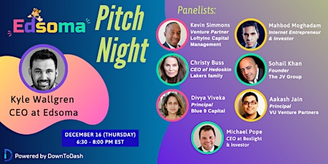 Pitch Night with VCs & Investors primary image