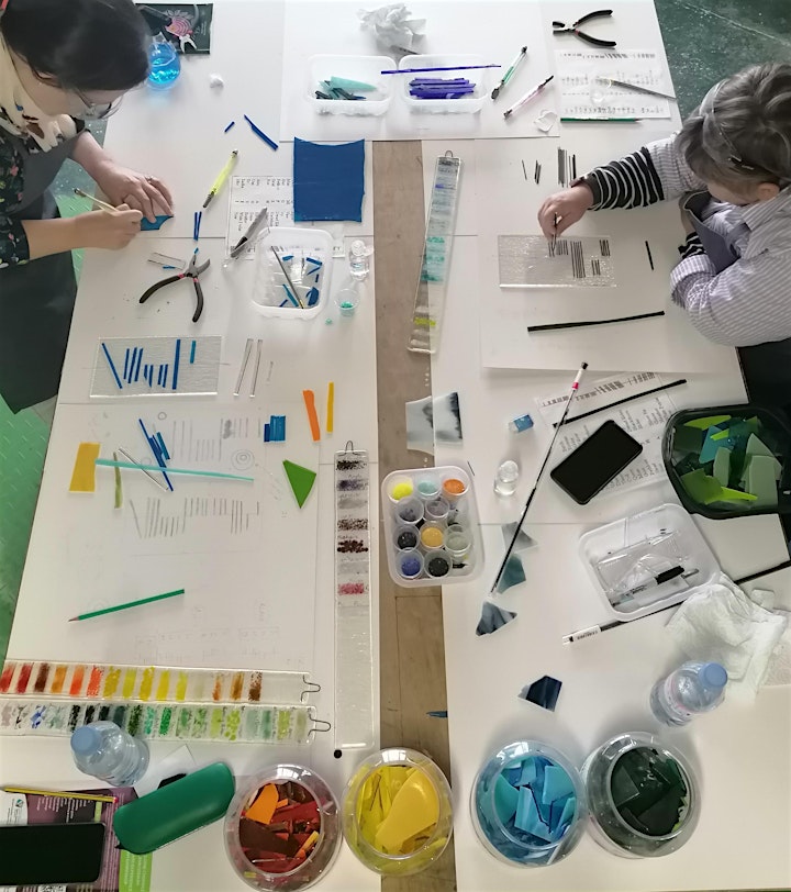 Fused Glass OGHAM Experience with Artist, Tracey Mc Verry image