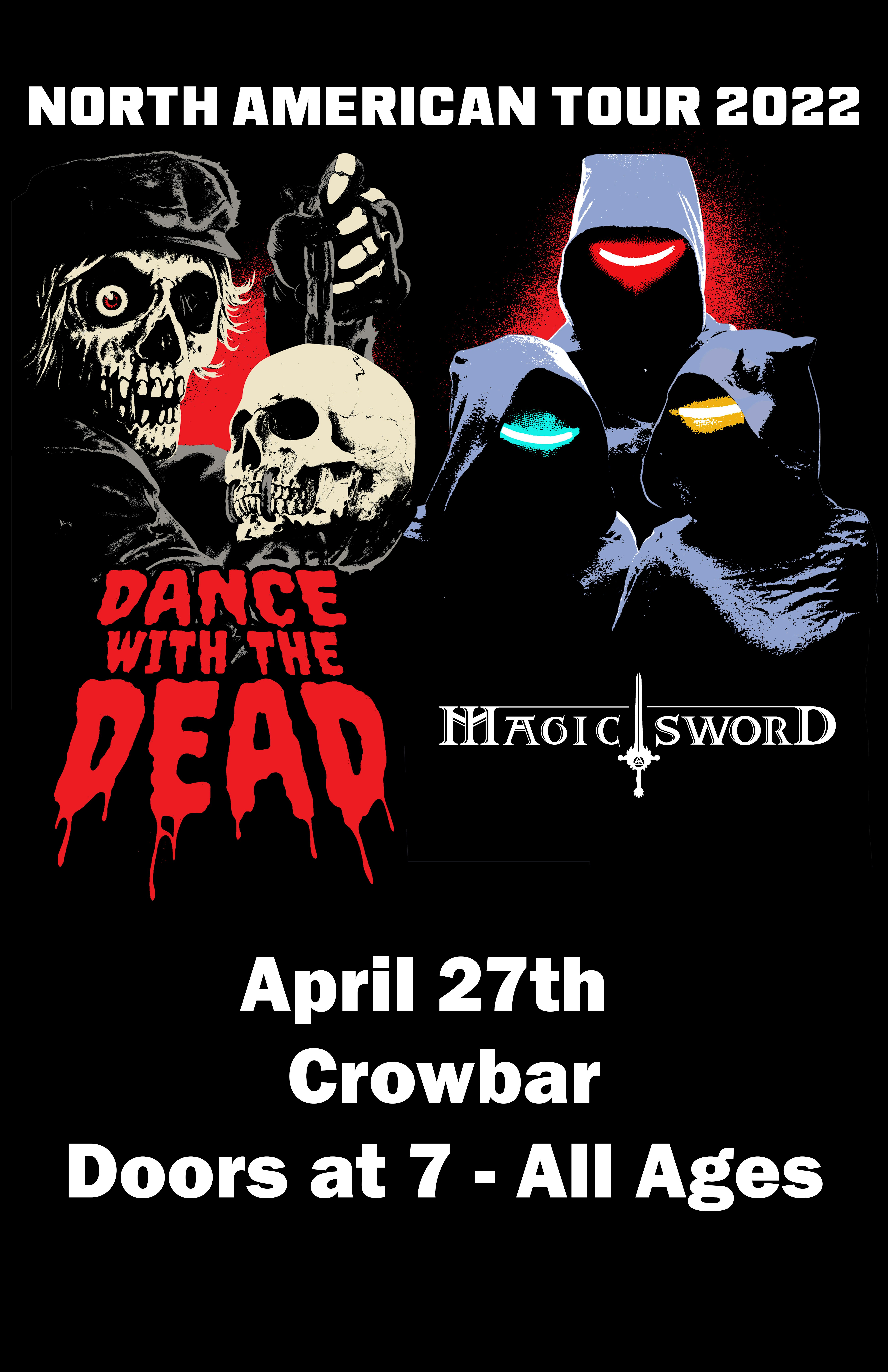 Dance with the Dead, Magic Sword, and More in Tampa at Crowbar