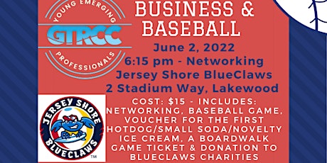 Young Emerging Professionals - Business + Baseball  Networking Event tickets