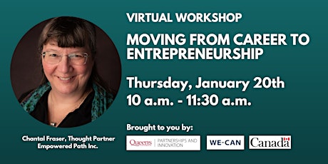 Moving from Career to Entrepreneurship tickets