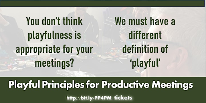 Playful Principles® for Productive Meetings - open training image