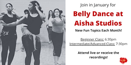 January Belly Dance Classes tickets
