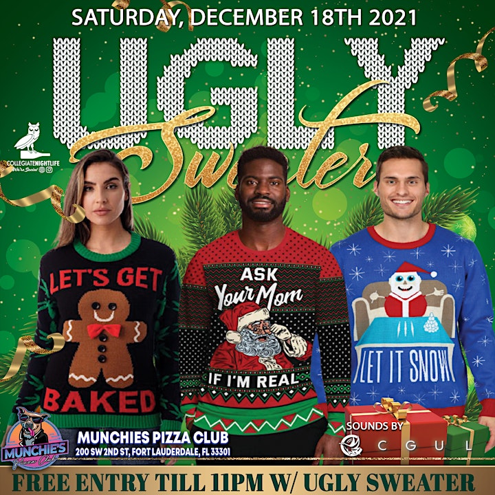 
		UGLY SWEATER PARTY @ MUNCHIES | SAT. DEC. 18TH image
