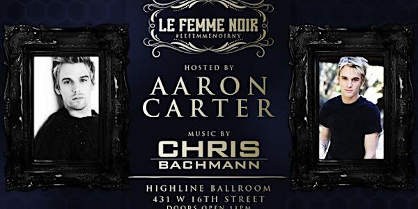 Aaaron Carter at Highline Ballroom