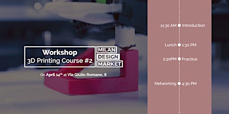 Immagine principale di 3D Printing Workshop #2 • Milan Design Market 