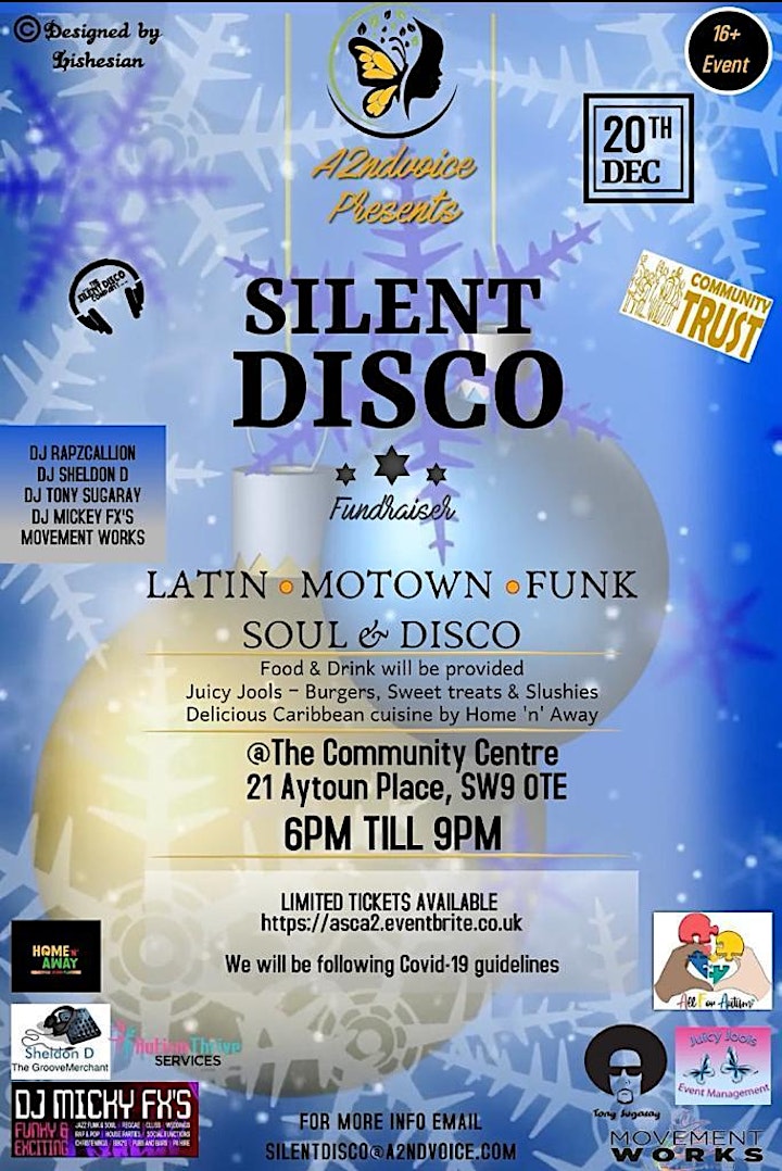 
		Autism  Silent Disco Fundraising Events Stockwell and `Norbury image
