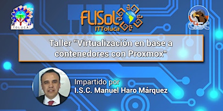 Imagen principal de FLISoL Toluca 2016 - Taller "Virtualización en base a contenedores con Proxmox"