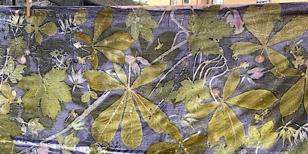 Botanical Printing on textile with Natural dyes online workshop