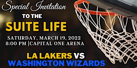 LA Lakers vs Washington Wizards tickets