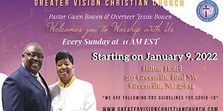 Primaire afbeelding van Greater Vision Christian Church Returns to the Building